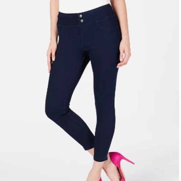 HUE Original Denim Capri Classic Smooth Blackdigo Wash Small 4-6 US New … - Picture 1 of 4